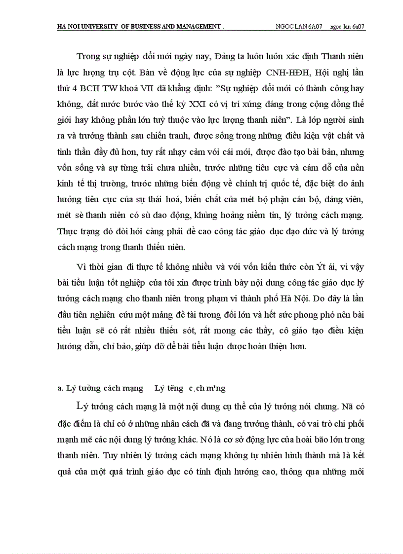 image for page công tác giáo dục lý tưởng cách mạng cho thanh niên trong phạm vi thành phố Hà Nội
