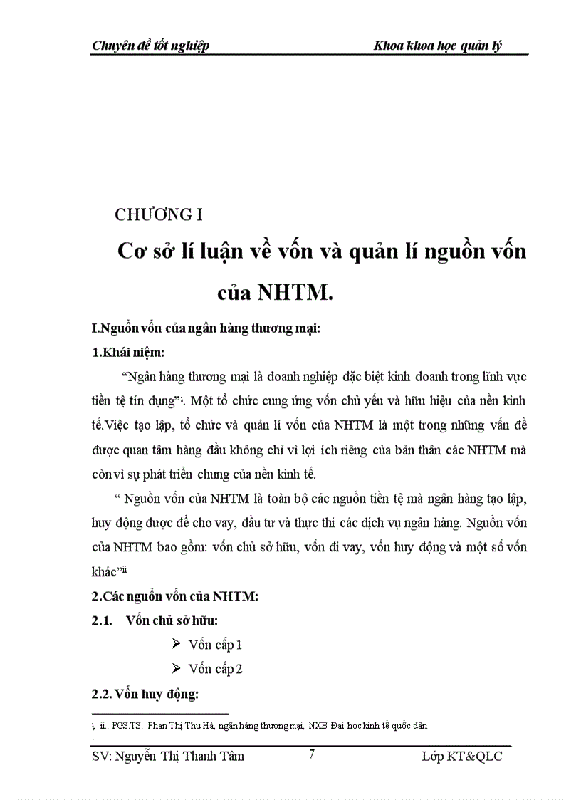 image for page Giải pháp hoàn thiện công tác quản lý nguồn vốn tại NHCT Hà Tây giai đoạn 2008 2010