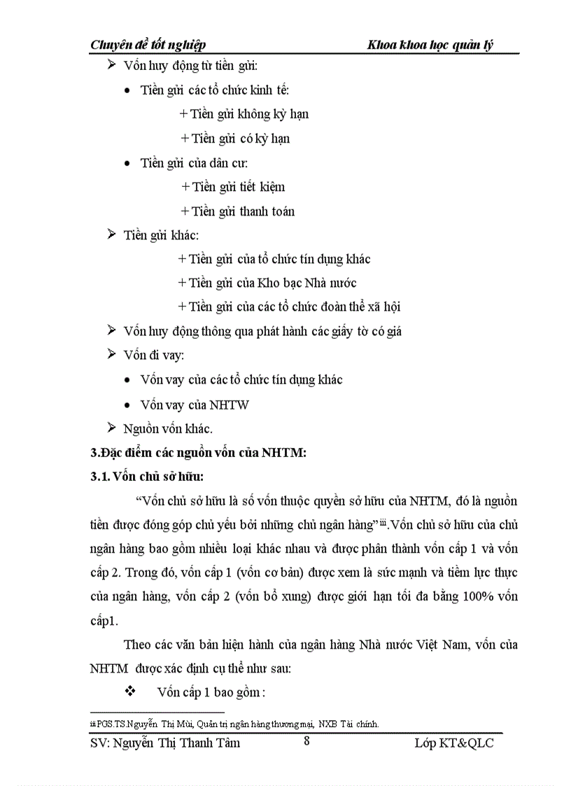 image for page Giải pháp hoàn thiện công tác quản lý nguồn vốn tại NHCT Hà Tây giai đoạn 2008 2010