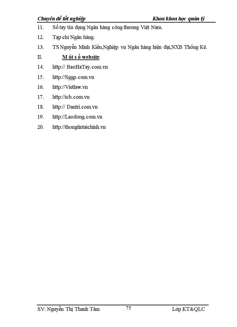 image for page Giải pháp hoàn thiện công tác quản lý nguồn vốn tại NHCT Hà Tây giai đoạn 2008 2010