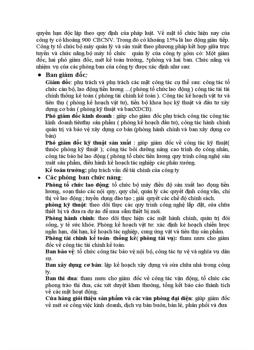 image for page Tình hình tổ chức và tài chính hiện nay của một Doanh Nghiệp Nhà Nướ