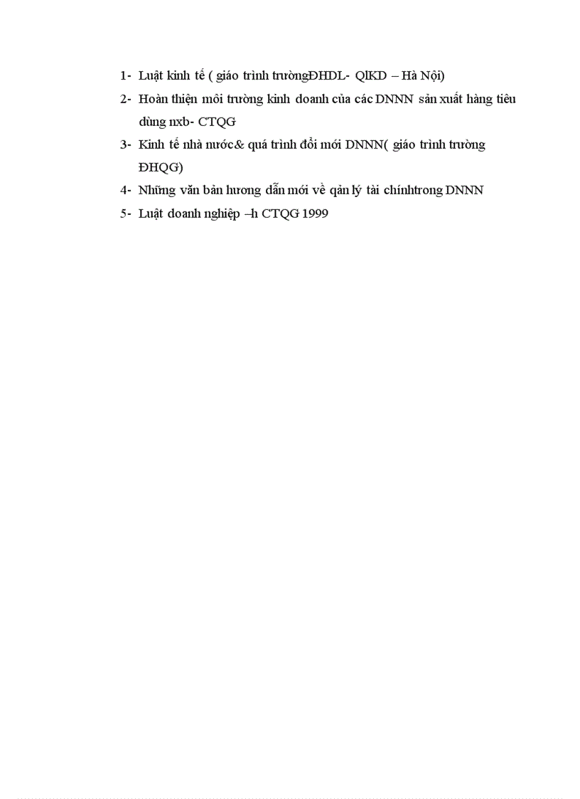 image for page Tình hình tổ chức và tài chính hiện nay của một Doanh Nghiệp Nhà Nướ