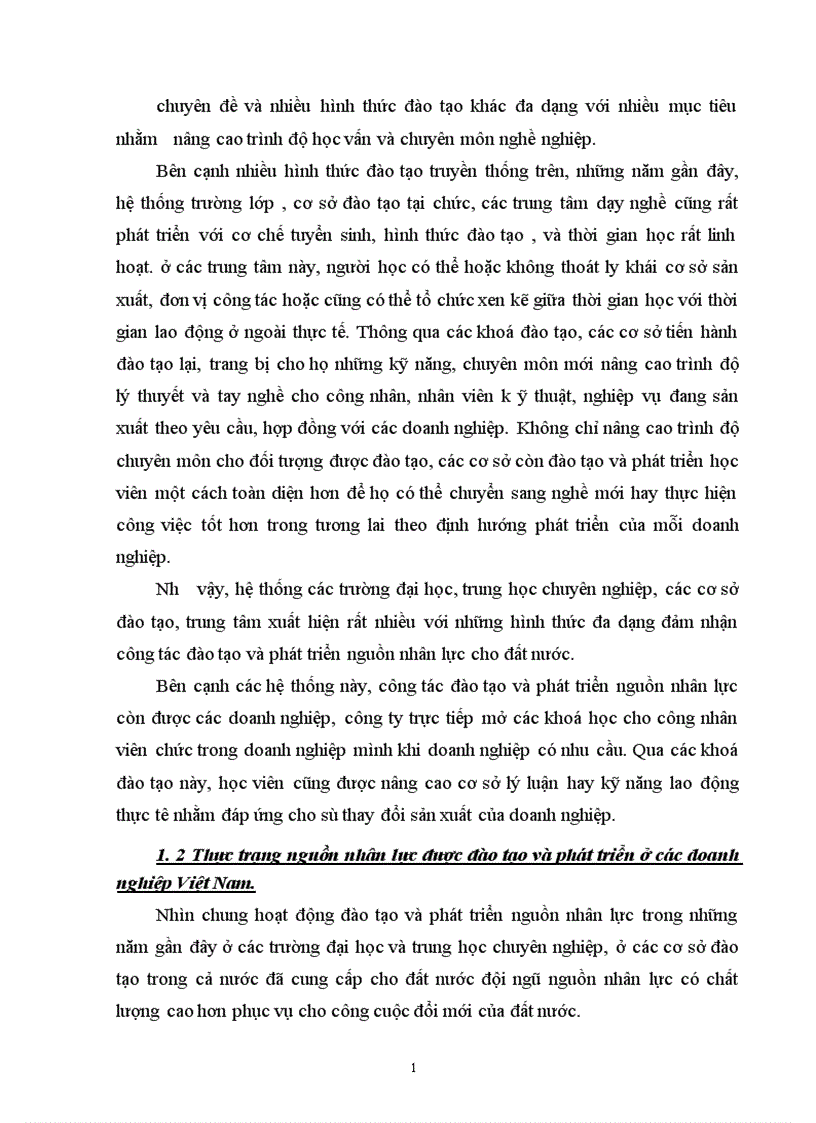 image for page Đào tạo và phát triển nguồn nhân lực trong các doanh nghiệp Việt Nam 1