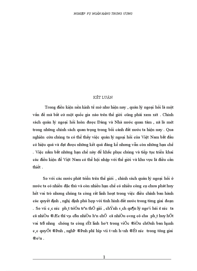 image for page Quản lý ngoại hối ở Việt Nam Thực trạng và một số giải pháp 1