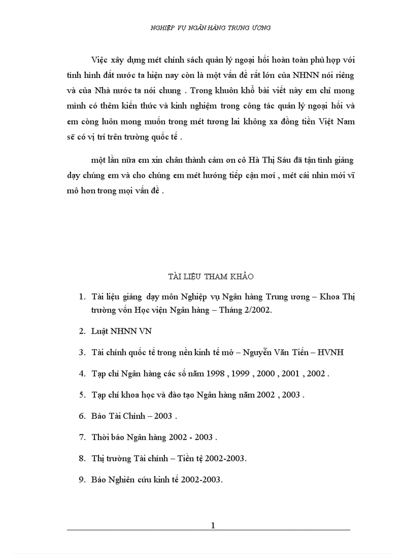 image for page Quản lý ngoại hối ở Việt Nam Thực trạng và một số giải pháp 1