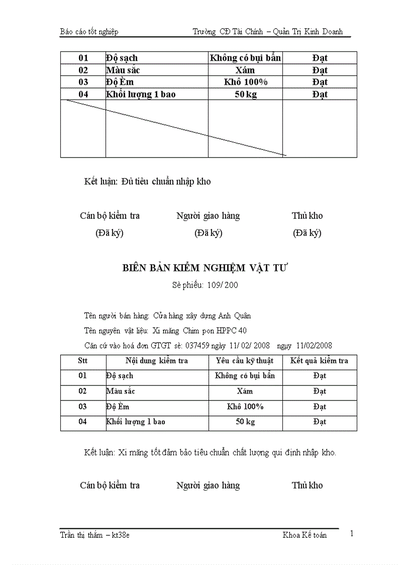 image for page Kế toán Nguyên vật liệu Công cụ dụng cụ Tại Công ty Cổ Phần Xây Lắp Điện Công Nghiệp 1
