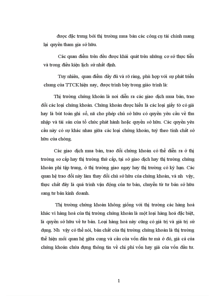 image for page Thực trạng thị trường chứng khoán Việt Nam và giải pháp nâng cao hoạt động của thị trường này 1