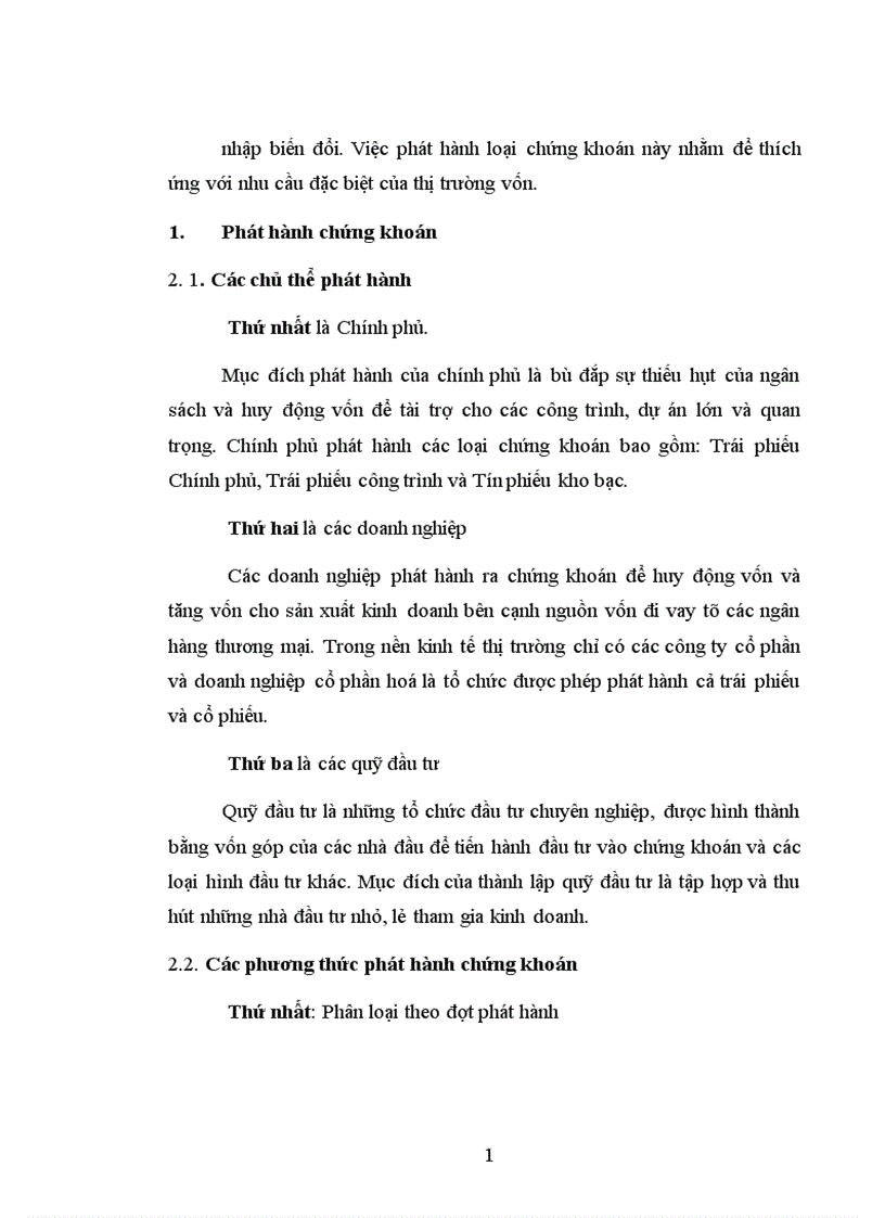 image for page Thực trạng thị trường chứng khoán Việt Nam và giải pháp nâng cao hoạt động của thị trường này 1