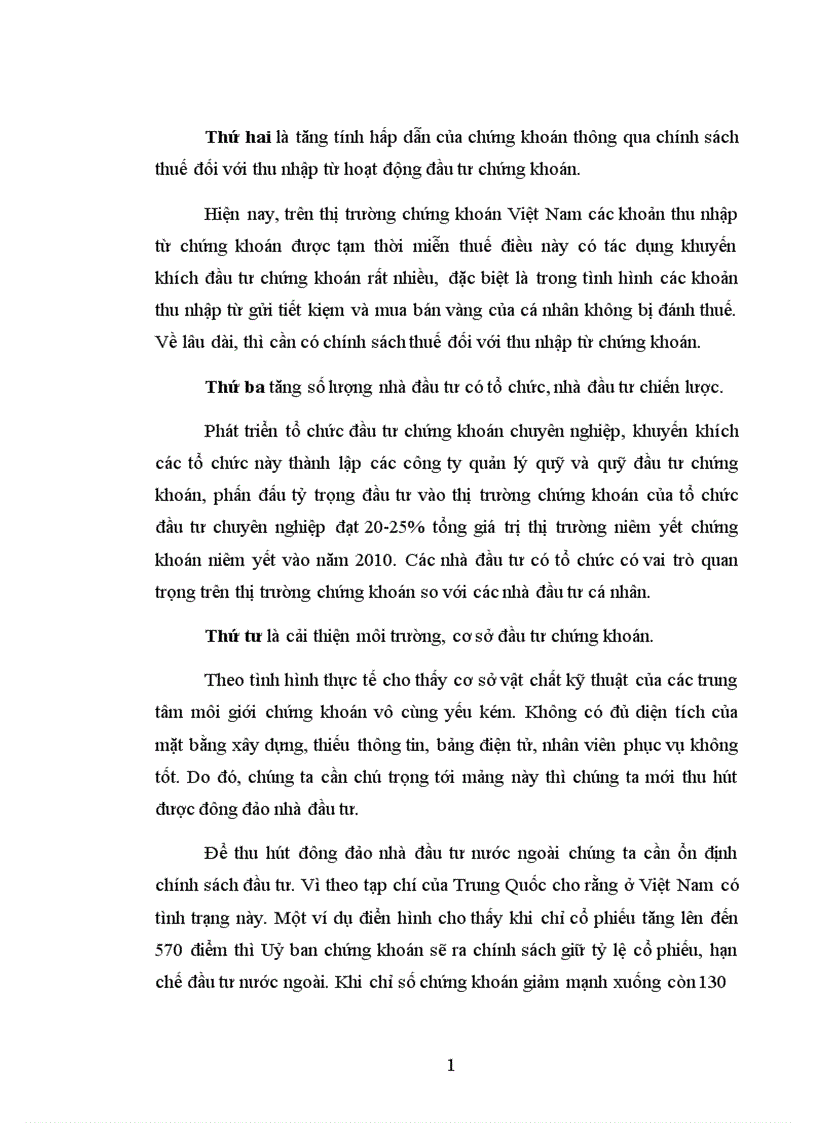 image for page Thực trạng thị trường chứng khoán Việt Nam và giải pháp nâng cao hoạt động của thị trường này 1