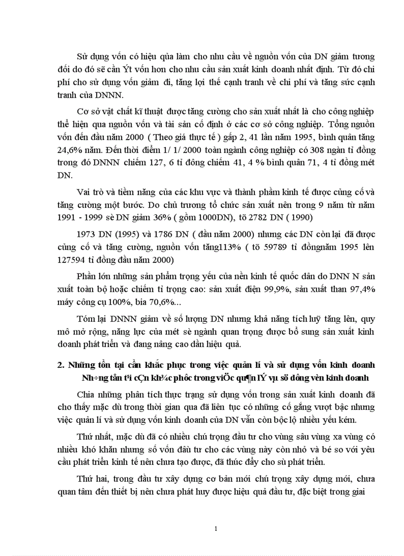 image for page Một số giải pháp nâng cao hiệu quả sử dụng vốn trong các doanh nghiệp Nhà nước 1