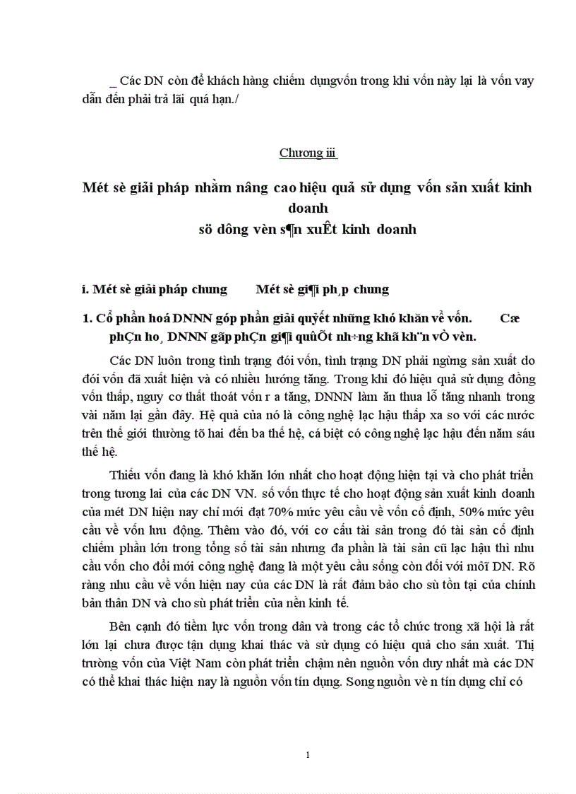 image for page Một số giải pháp nâng cao hiệu quả sử dụng vốn trong các doanh nghiệp Nhà nước 1