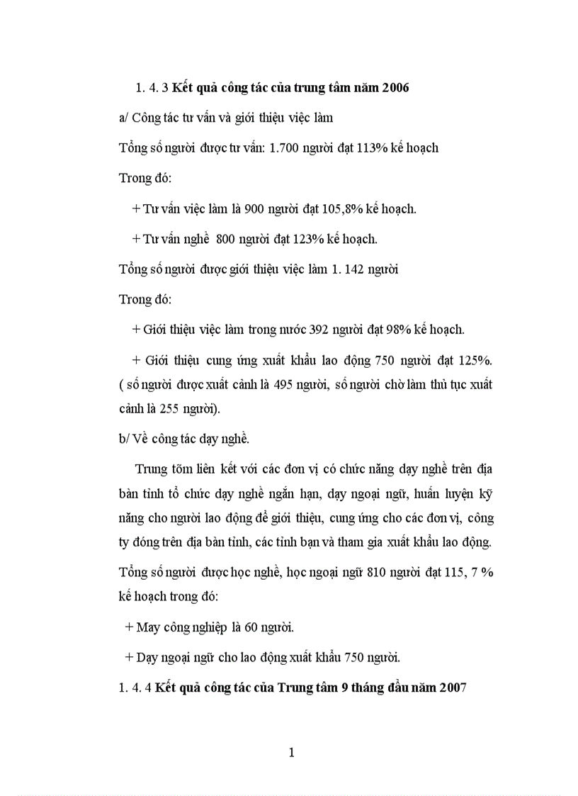 image for page Đánh giá và nâng cao năng lực của Trung tâm Giới thiệu việc làm tỉnh Hà Tây 1