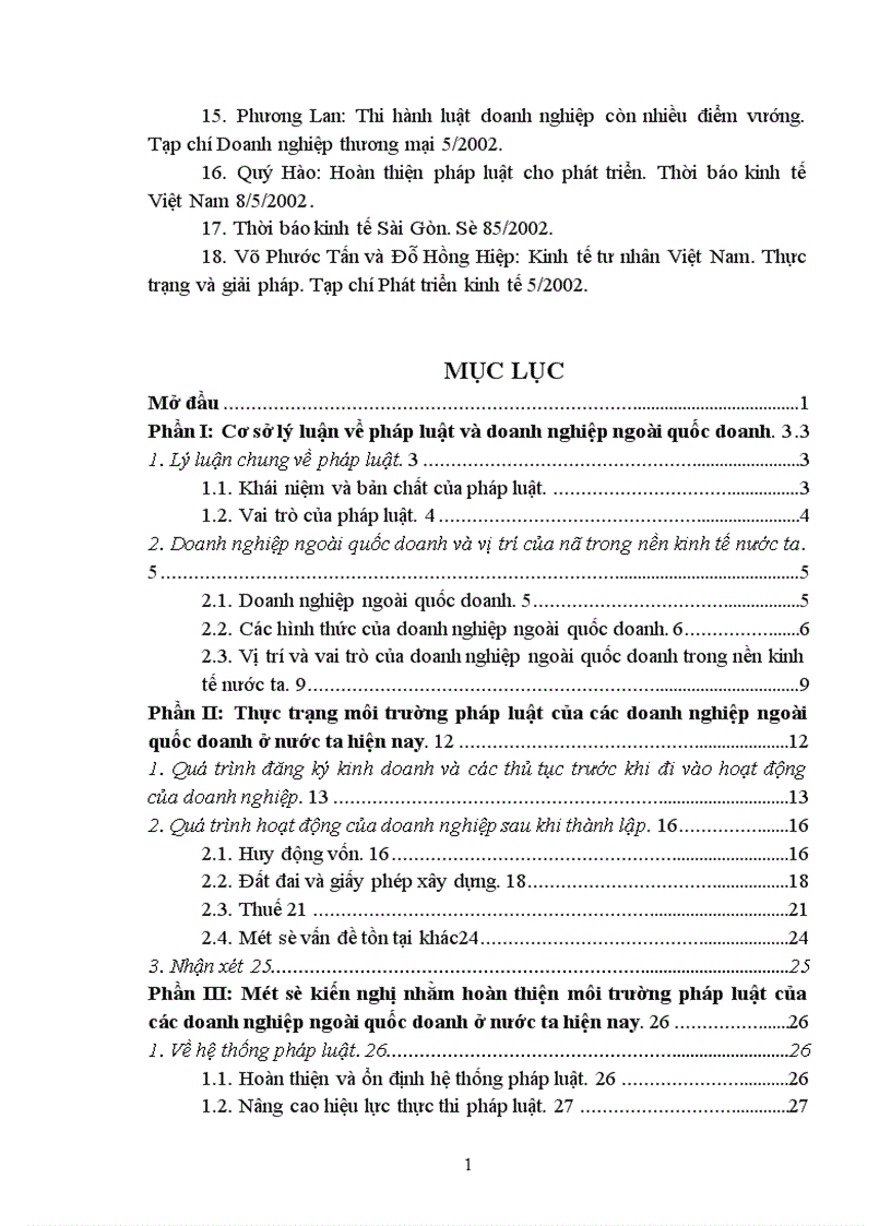 image for page Môi trường pháp luật của các doanh nghiệp ngoài quốc doanh ở Việt Nam hiện nay Thực trạng và một số kiến nghị