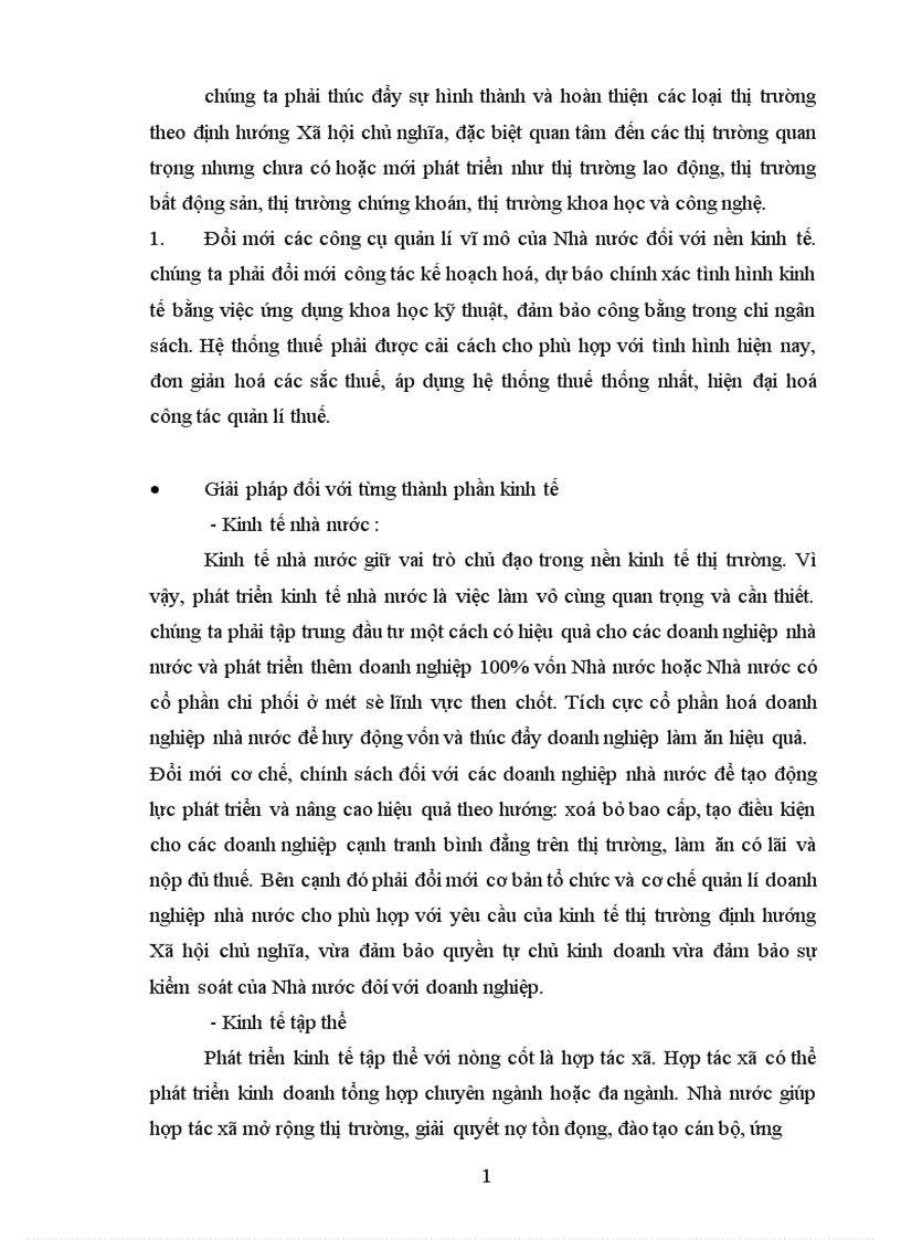 image for page Quan điểm toàn diện với việc xây dựng nền kinh tế thị trường định hướng Xã hội chủ nghĩa ở Việt Nam