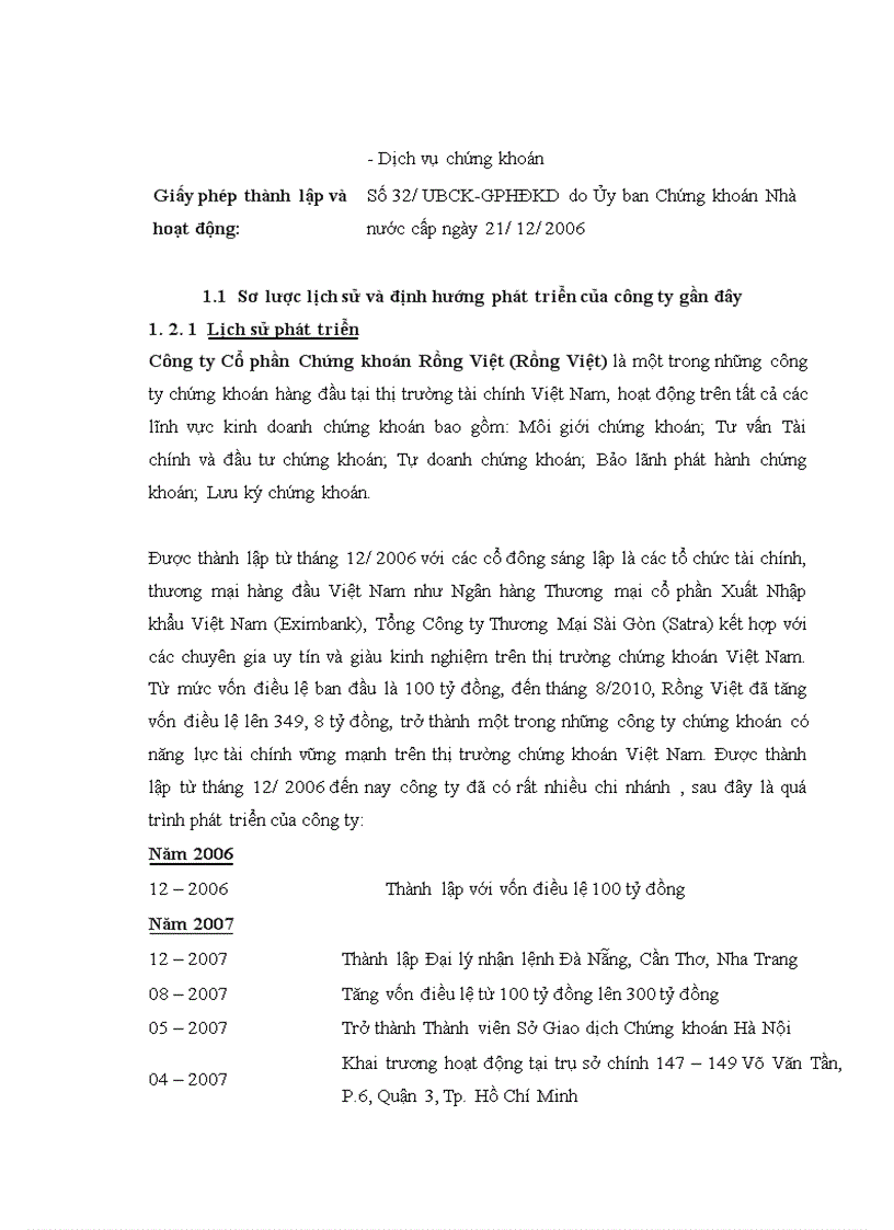 image for page Báo cáo thực tập tại Công ty Cô phâ n chứng khoán Rồng Việt