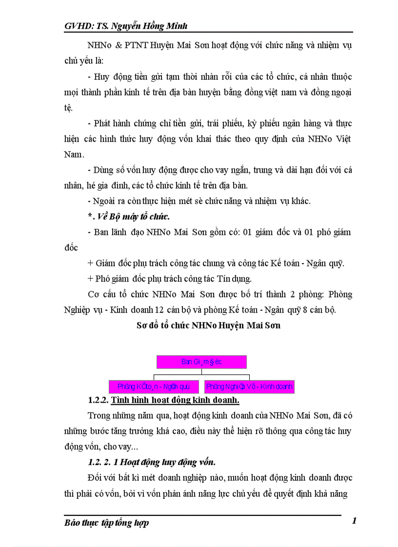 image for page Báo cáo thực tập tại NHNo PTNT Huyện Mai Sơn