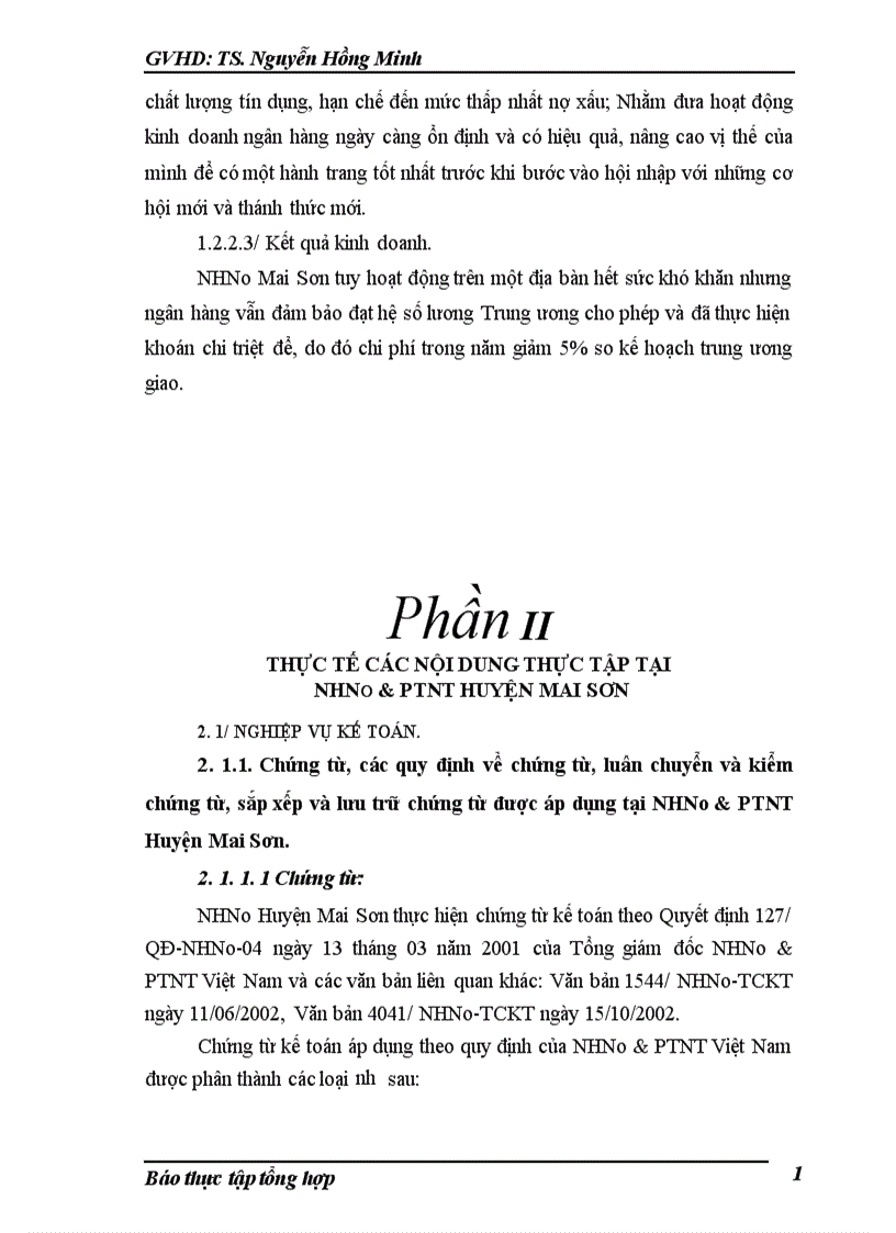 image for page Báo cáo thực tập tại NHNo PTNT Huyện Mai Sơn