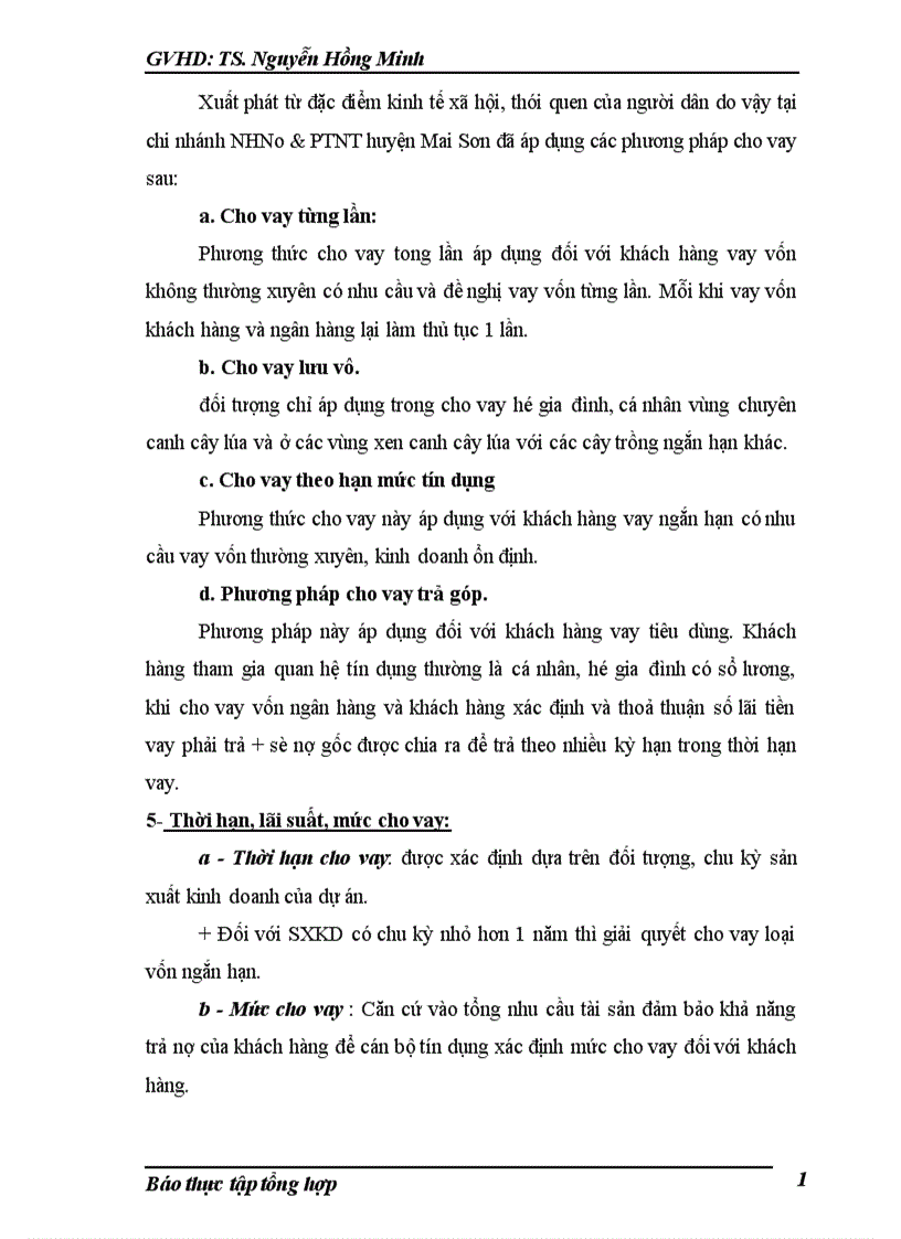 image for page Báo cáo thực tập tại NHNo PTNT Huyện Mai Sơn