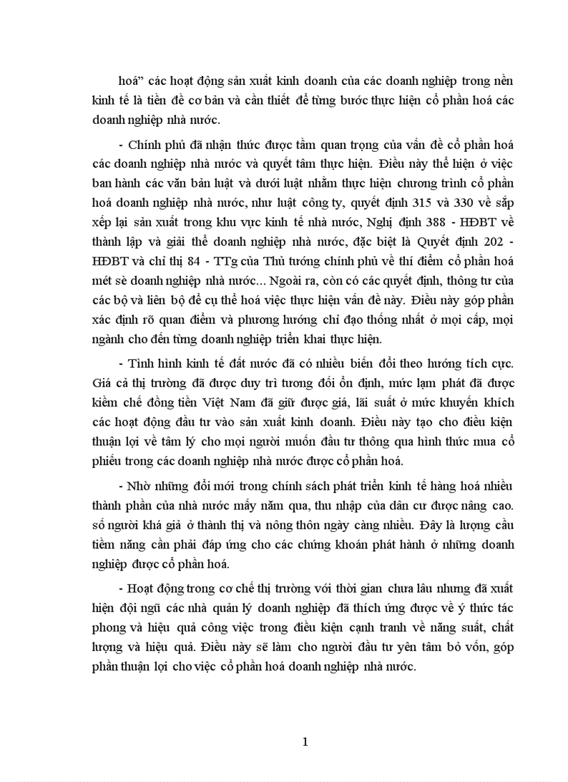 image for page Thực trạng và giải pháp thúc đẩy quá trình cổ phần hoá ở Việt Nam