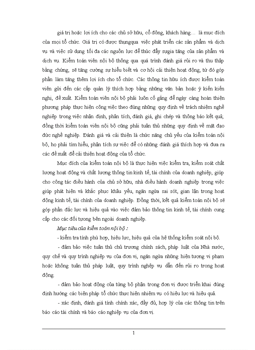 image for page Kiểm toán nội bộ Công cụ hữu hiệu của hoạt động kiểm soát 1