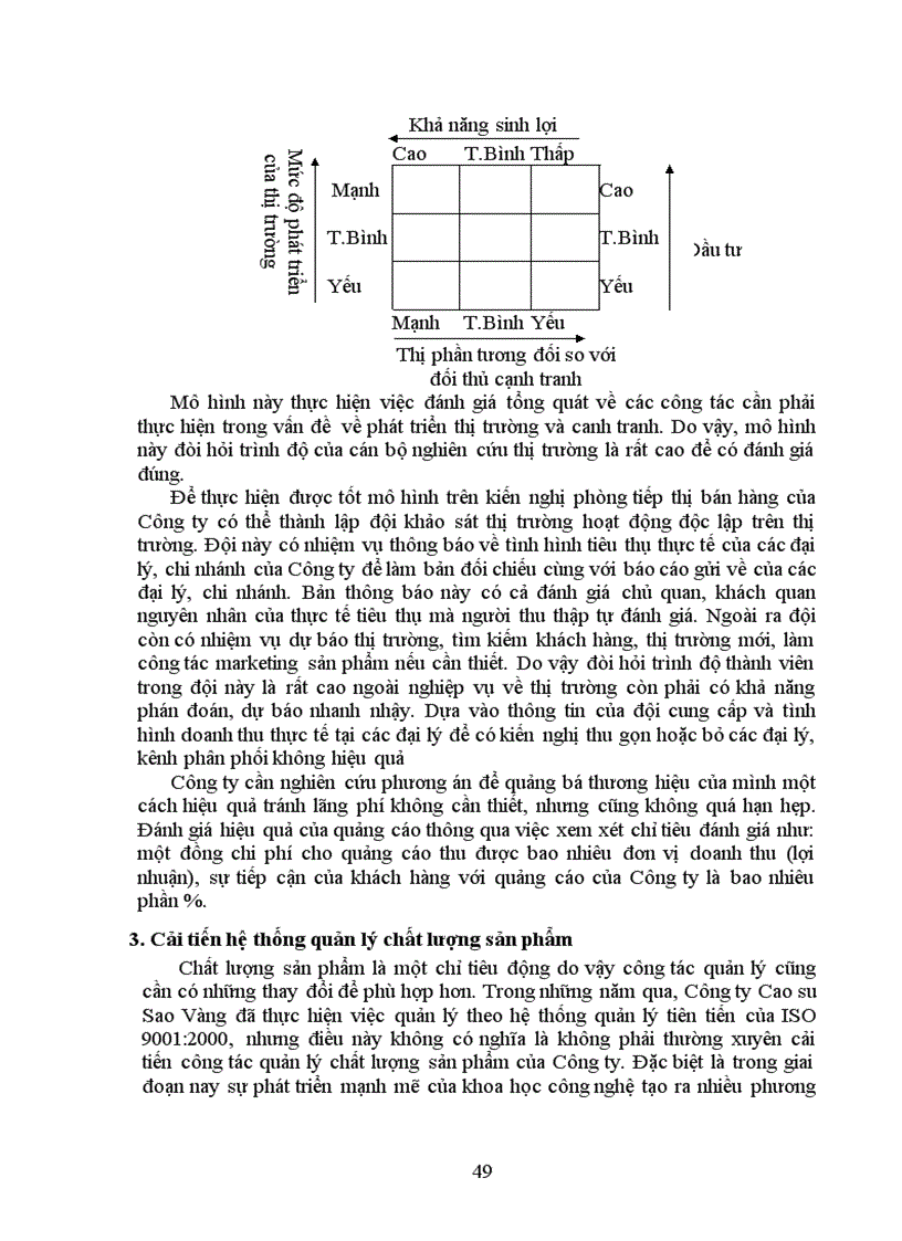 image for page Nâng cao hiệu quả công tác quản lý chất lượng sản phẩm tại Công ty Cao su Sao Vàng trong tiến trình hội nhập 1