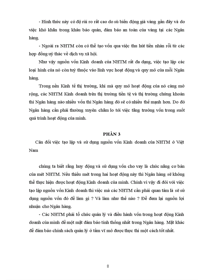 image for page Nguồn vốn kinh doanh của NHTM và giải pháp tạo lập vốn kinh doanh của NHTM ở Việt Nam 1