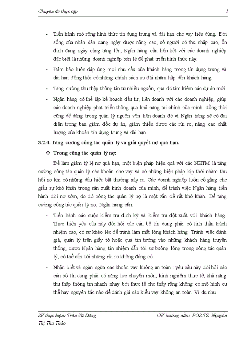 image for page Giải pháp nâng cao chất lượng tín dụng trung và dài hạn tại NHNo PTNT Việt Nam chi nhánh Tràng An