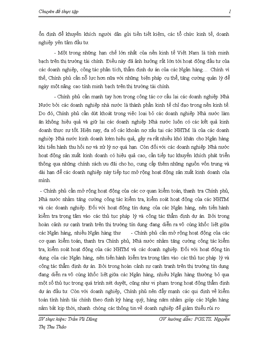 image for page Giải pháp nâng cao chất lượng tín dụng trung và dài hạn tại NHNo PTNT Việt Nam chi nhánh Tràng An