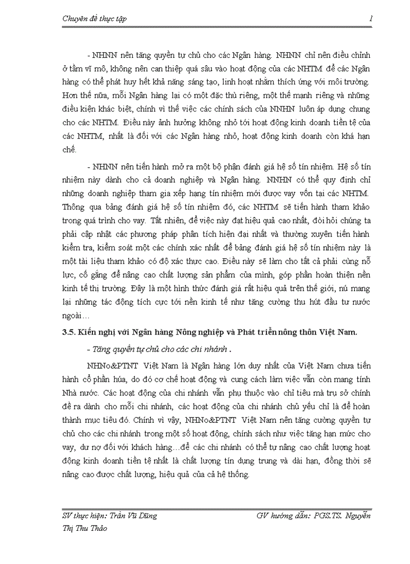 image for page Giải pháp nâng cao chất lượng tín dụng trung và dài hạn tại NHNo PTNT Việt Nam chi nhánh Tràng An