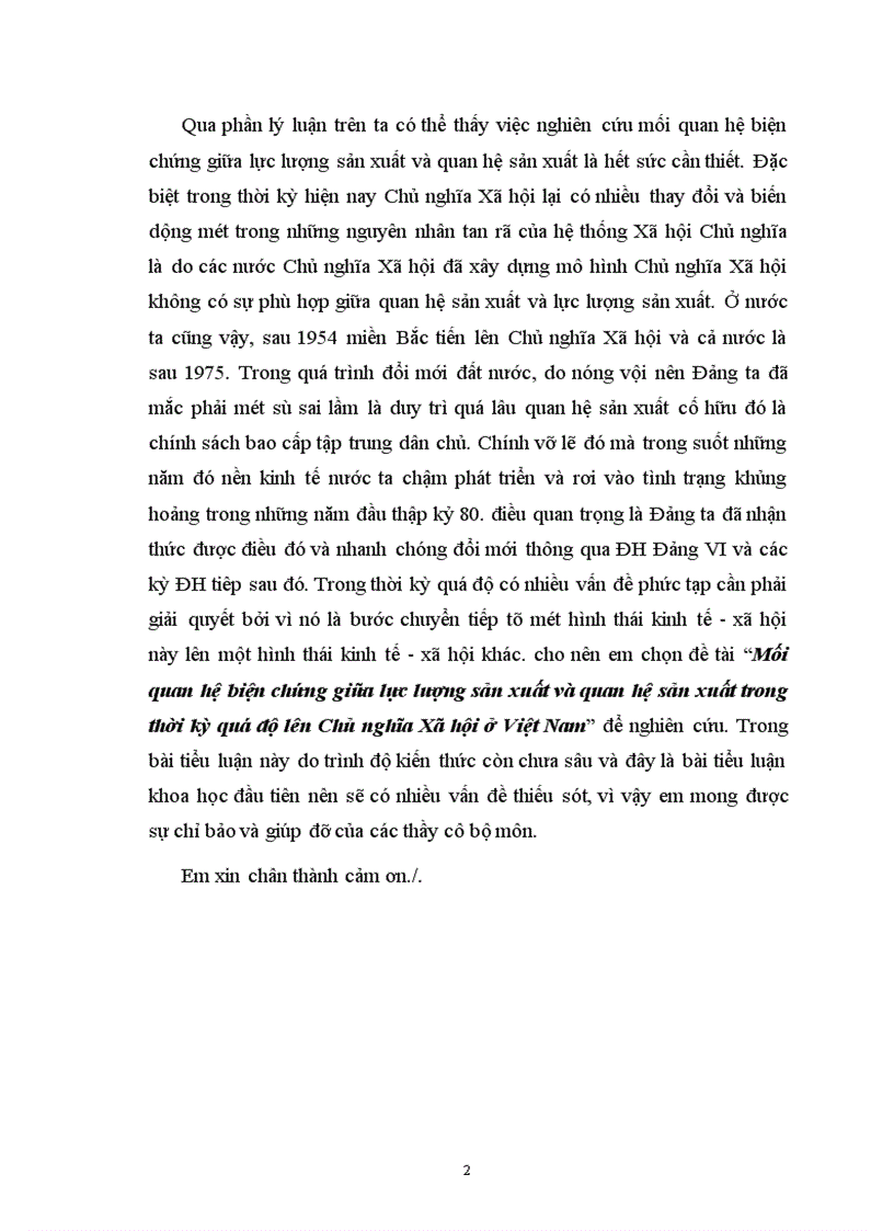 image for page Mối quan hệ biện chứng giữa lực lượng sản xuất và quan hệ sản xuất trong thời kỳ quá độ lên Chủ nghĩa Xã hội ở Việt Nam 1