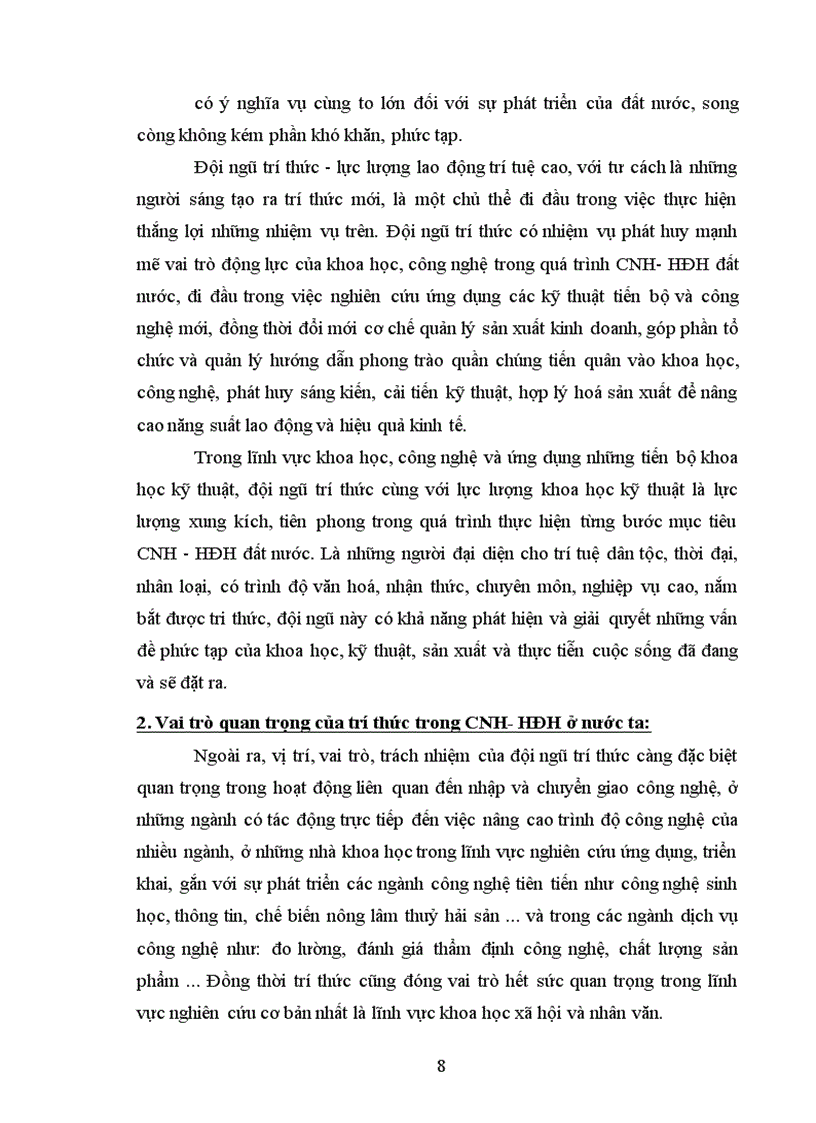 image for page Trí thức trong sự nghiệp Công nghiệp hoá Hiện đại hoá ở nước ta hiện nay