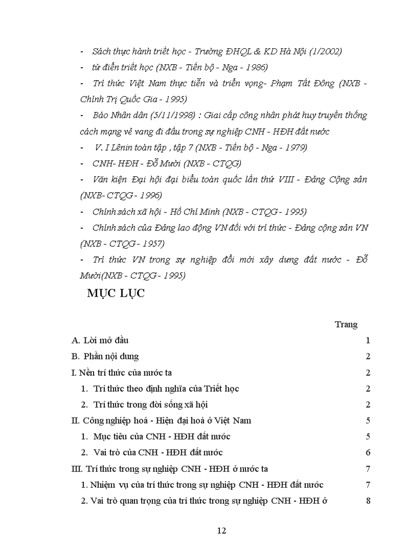 image for page Trí thức trong sự nghiệp Công nghiệp hoá Hiện đại hoá ở nước ta hiện nay