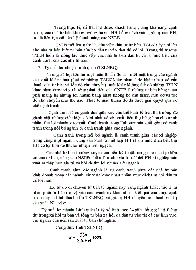 image for page Vấn đề lợi nhuận với việc nâng cao hiệu quả kinh tế trong sản xuất của các doanh nghiệp nước ta hiện nay 1