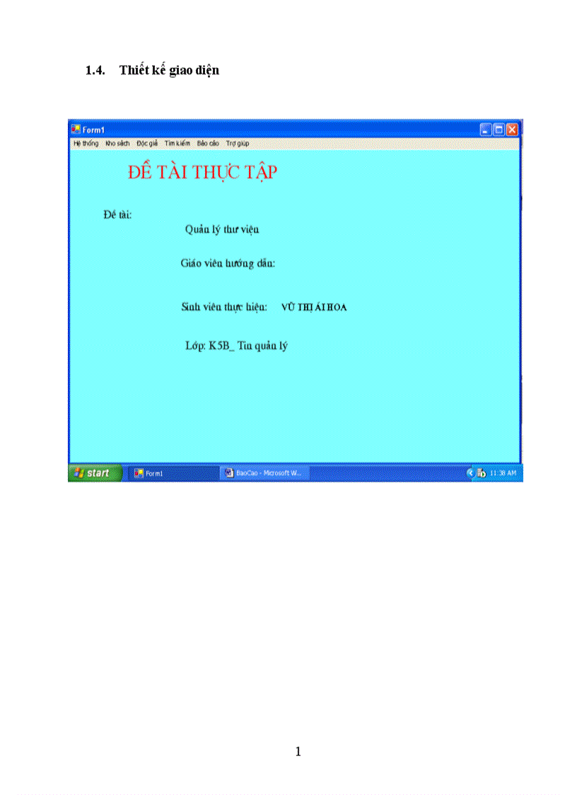 image for page Thiết kế cơ sở dữ liệu hệ thống quản lý Thư viện