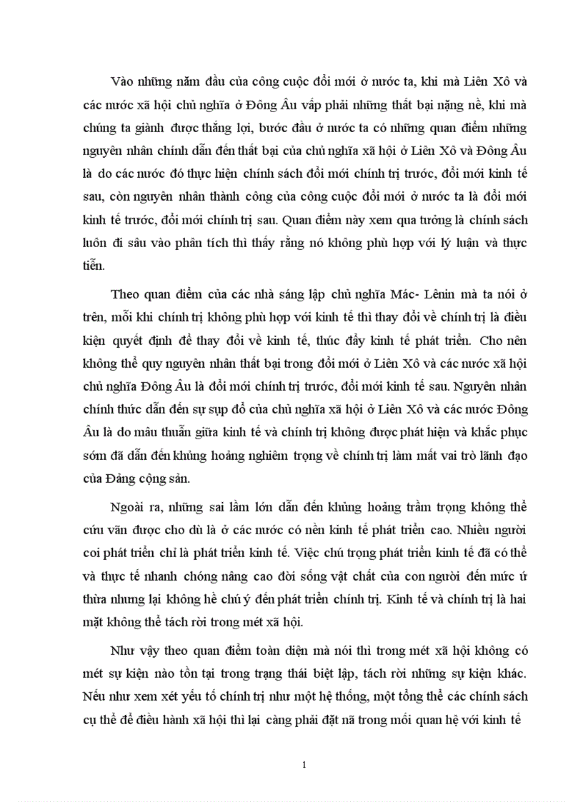 image for page mối quan hệ giữa kinh tế và chính trị trong công cuộc đổi mới ở việt nam trên quan điểm toàn diện