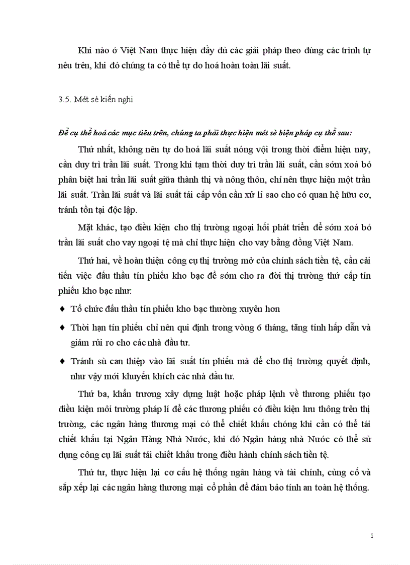 image for page Tự do hoá lãi suất trong điều kiện nền kinh tế Việt Nam