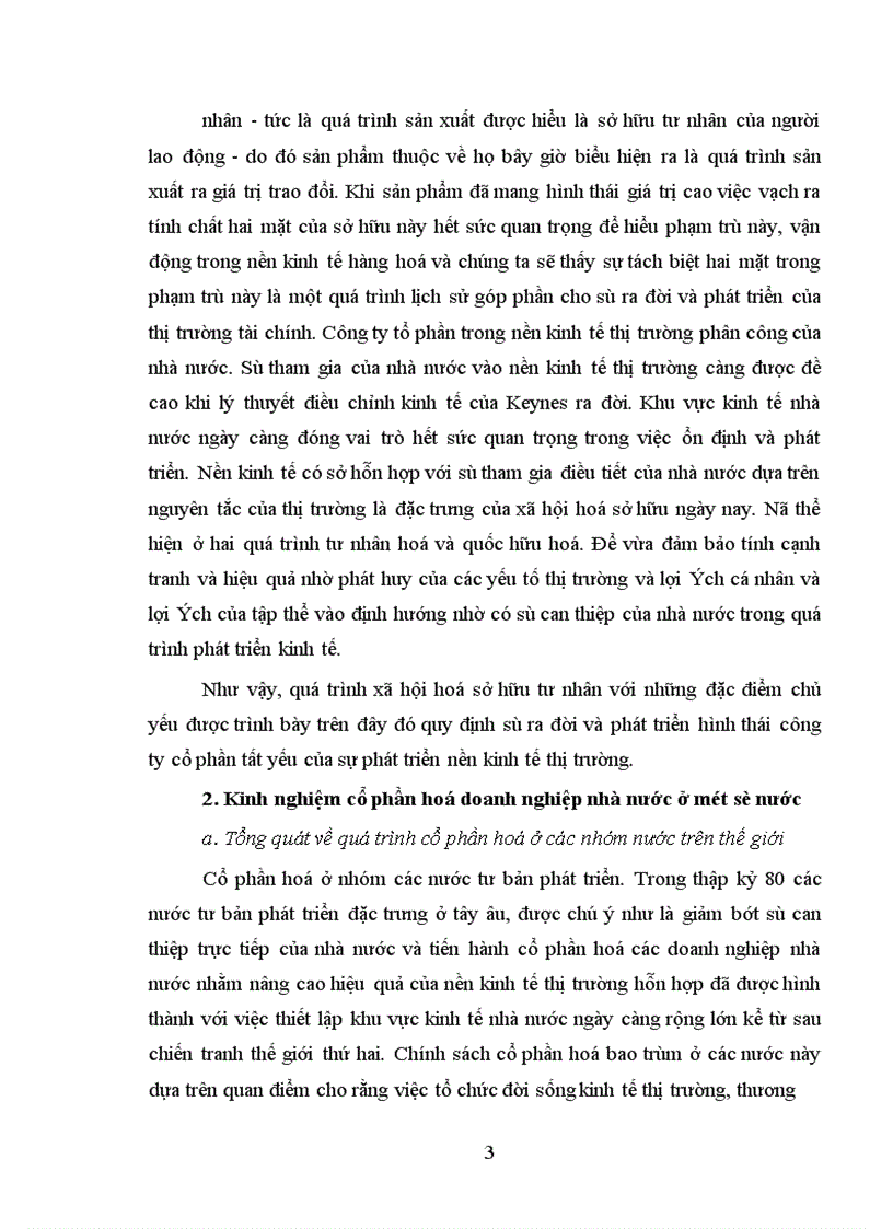 image for page Giải pháp vấn đề cổ phần hoá các doanh nghiệp Nhà nước ở Việt Nam Nội dung I