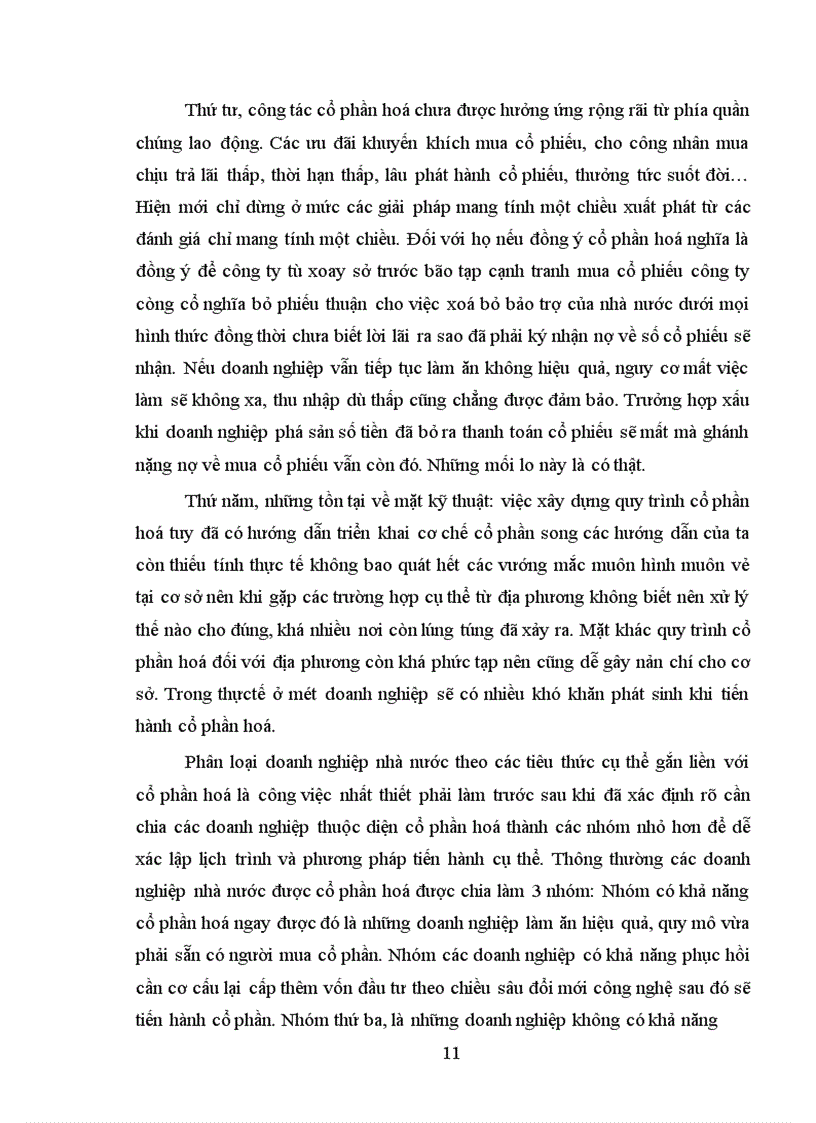 image for page Giải pháp vấn đề cổ phần hoá các doanh nghiệp Nhà nước ở Việt Nam Nội dung I