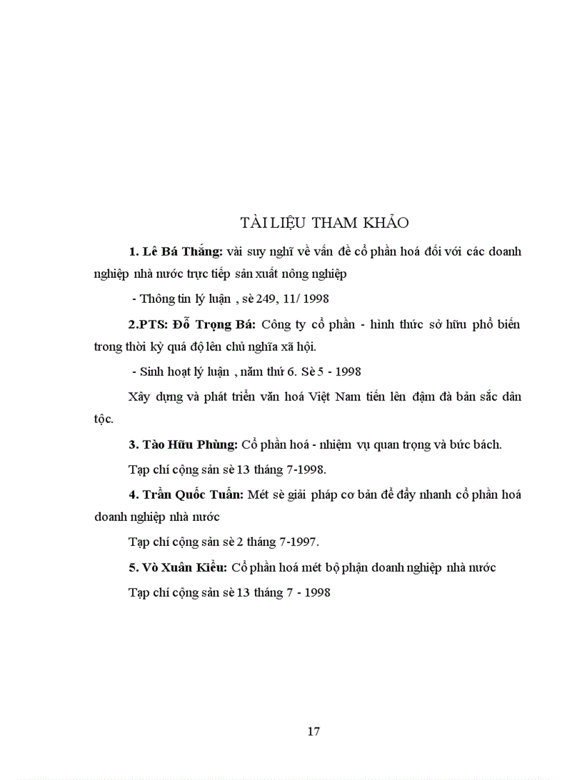 image for page Giải pháp vấn đề cổ phần hoá các doanh nghiệp Nhà nước ở Việt Nam Nội dung I