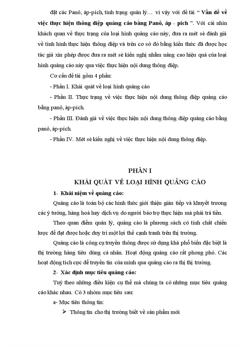 image for page Vấn đề về việc thực hiện thông điệp quảng cáo bằng Panô áp pích