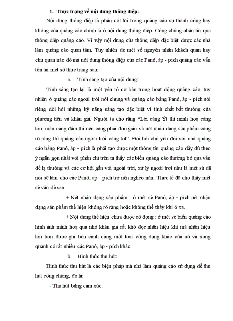 image for page Vấn đề về việc thực hiện thông điệp quảng cáo bằng Panô áp pích