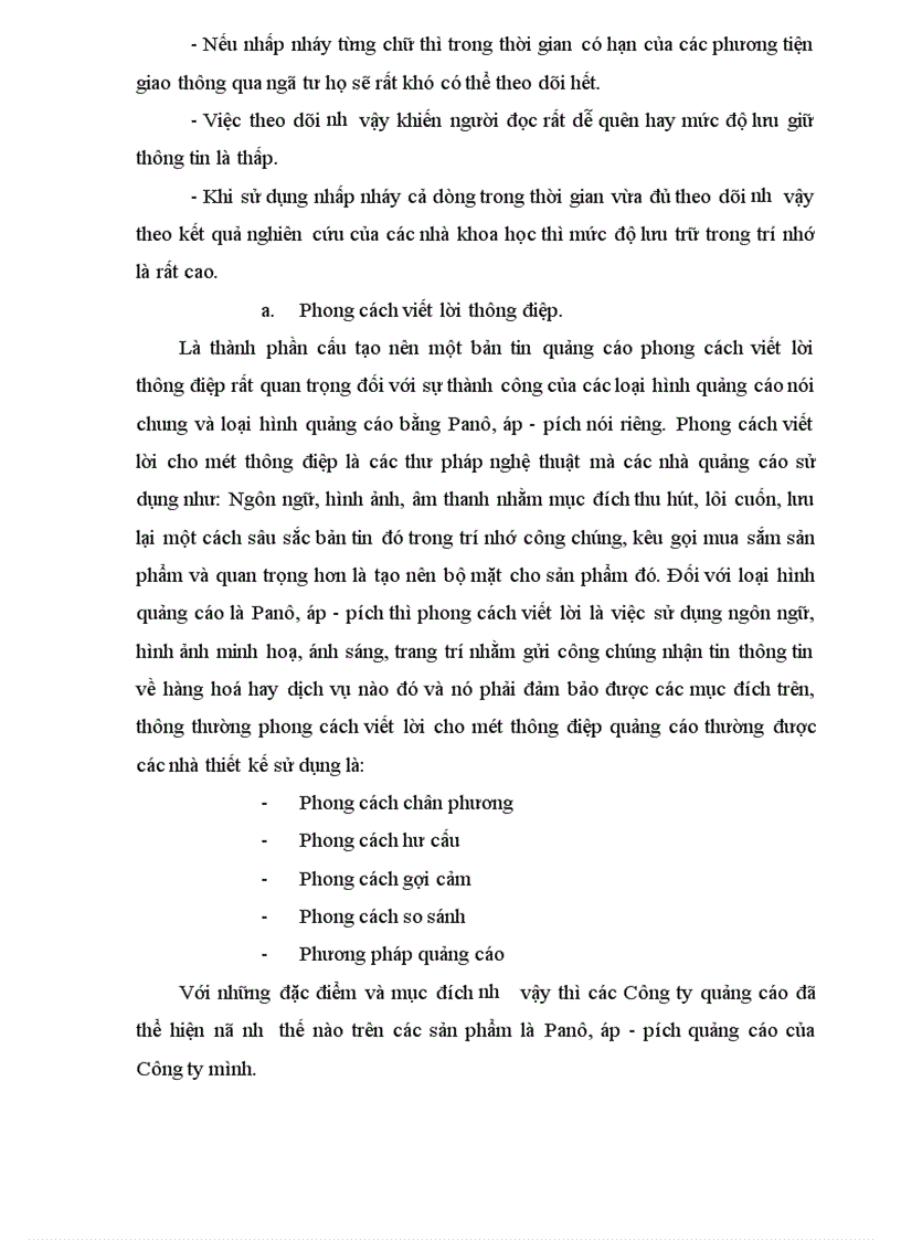 image for page Vấn đề về việc thực hiện thông điệp quảng cáo bằng Panô áp pích