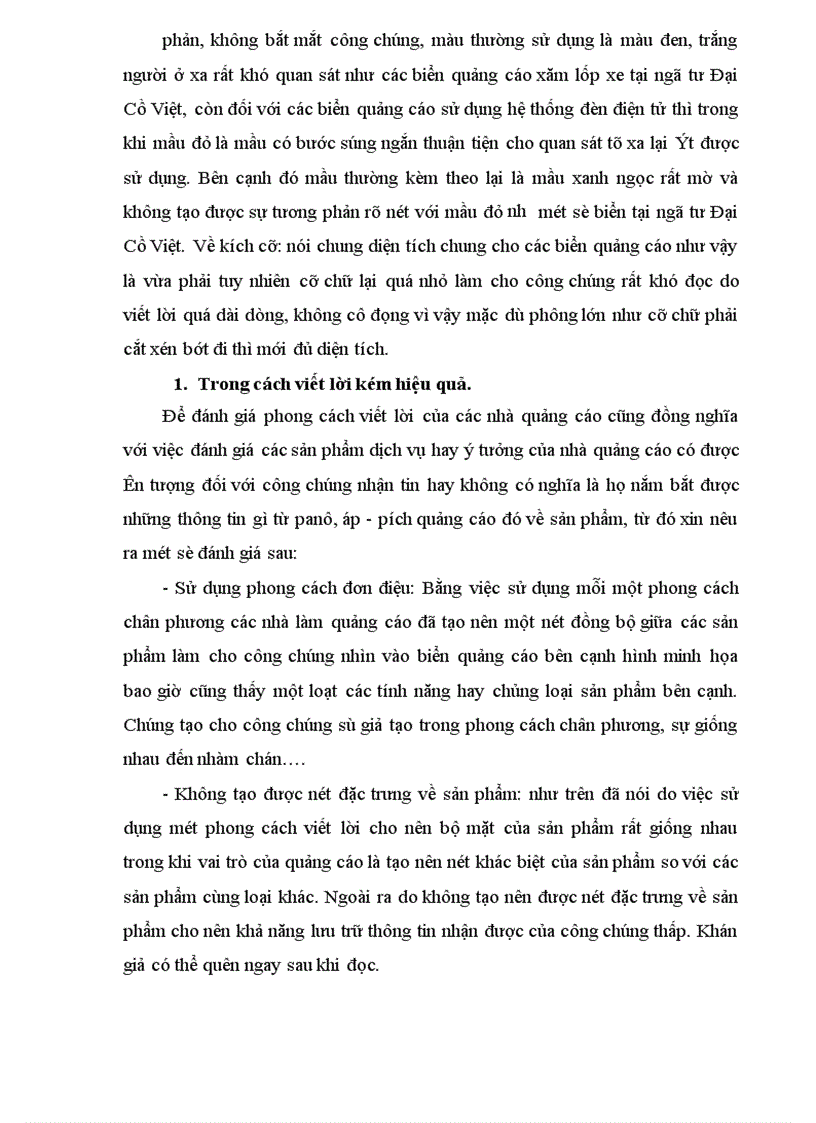 image for page Vấn đề về việc thực hiện thông điệp quảng cáo bằng Panô áp pích