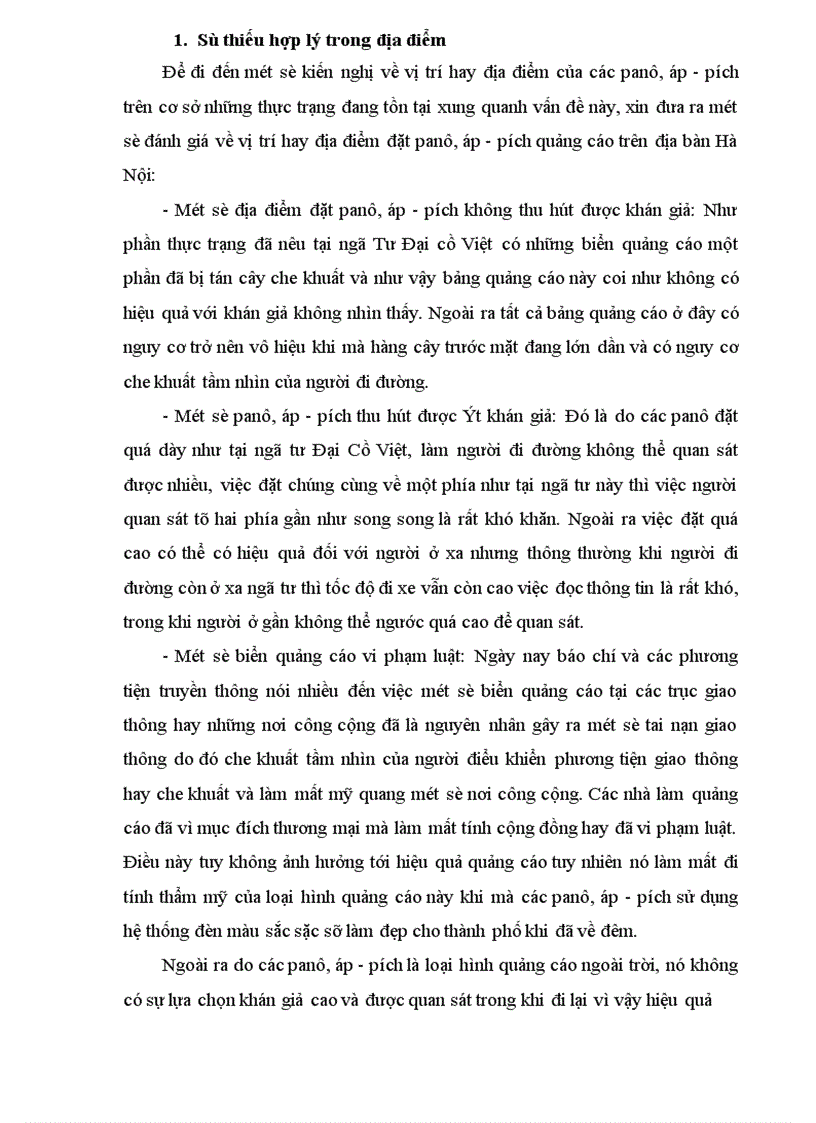 image for page Vấn đề về việc thực hiện thông điệp quảng cáo bằng Panô áp pích