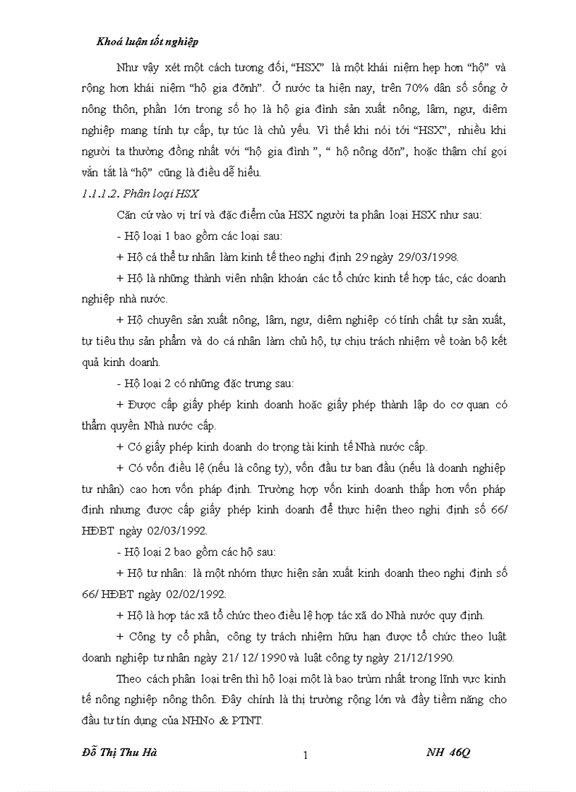 image for page Nâng cao chất lượng tín dụng đối với HSX tại chi nhánh NHNo PTNT huyện Thiệu Hoá tỉnh Thanh Hoá 1