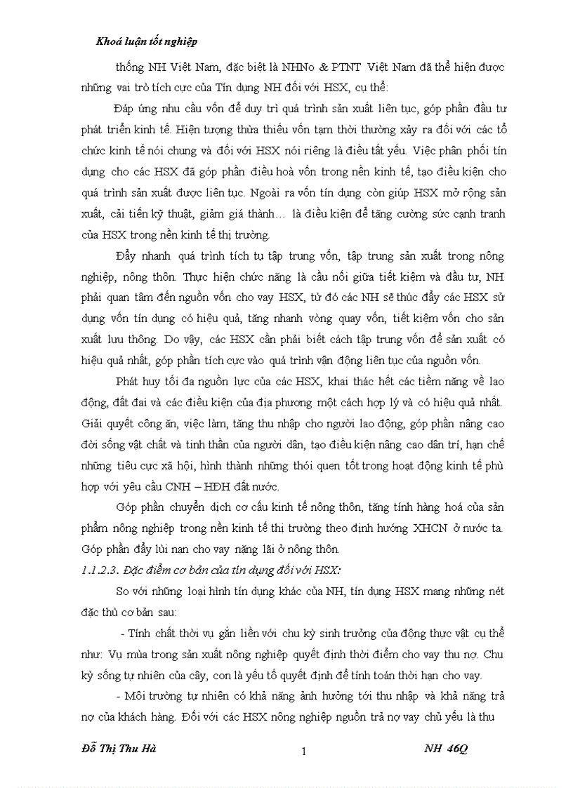 image for page Nâng cao chất lượng tín dụng đối với HSX tại chi nhánh NHNo PTNT huyện Thiệu Hoá tỉnh Thanh Hoá 1