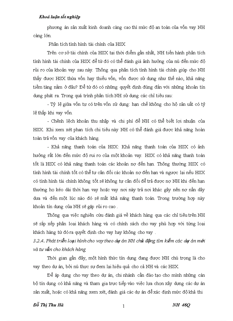 image for page Nâng cao chất lượng tín dụng đối với HSX tại chi nhánh NHNo PTNT huyện Thiệu Hoá tỉnh Thanh Hoá 1