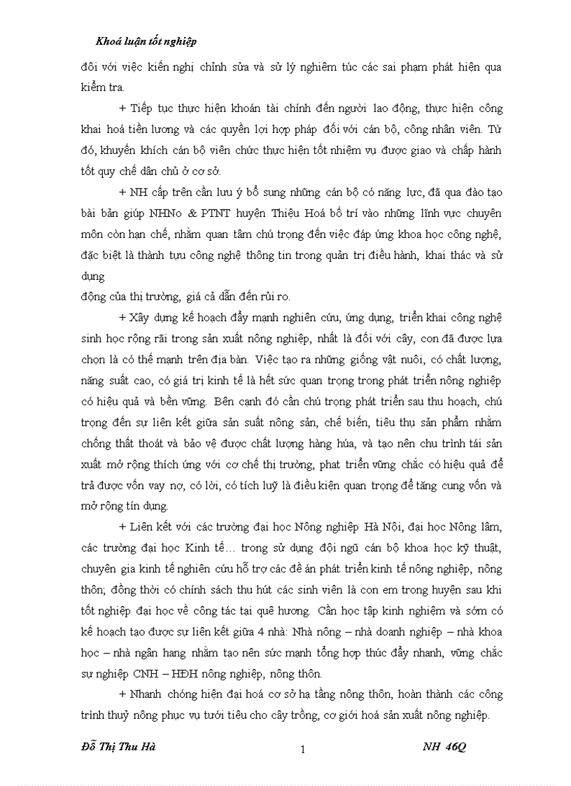 image for page Nâng cao chất lượng tín dụng đối với HSX tại chi nhánh NHNo PTNT huyện Thiệu Hoá tỉnh Thanh Hoá 1