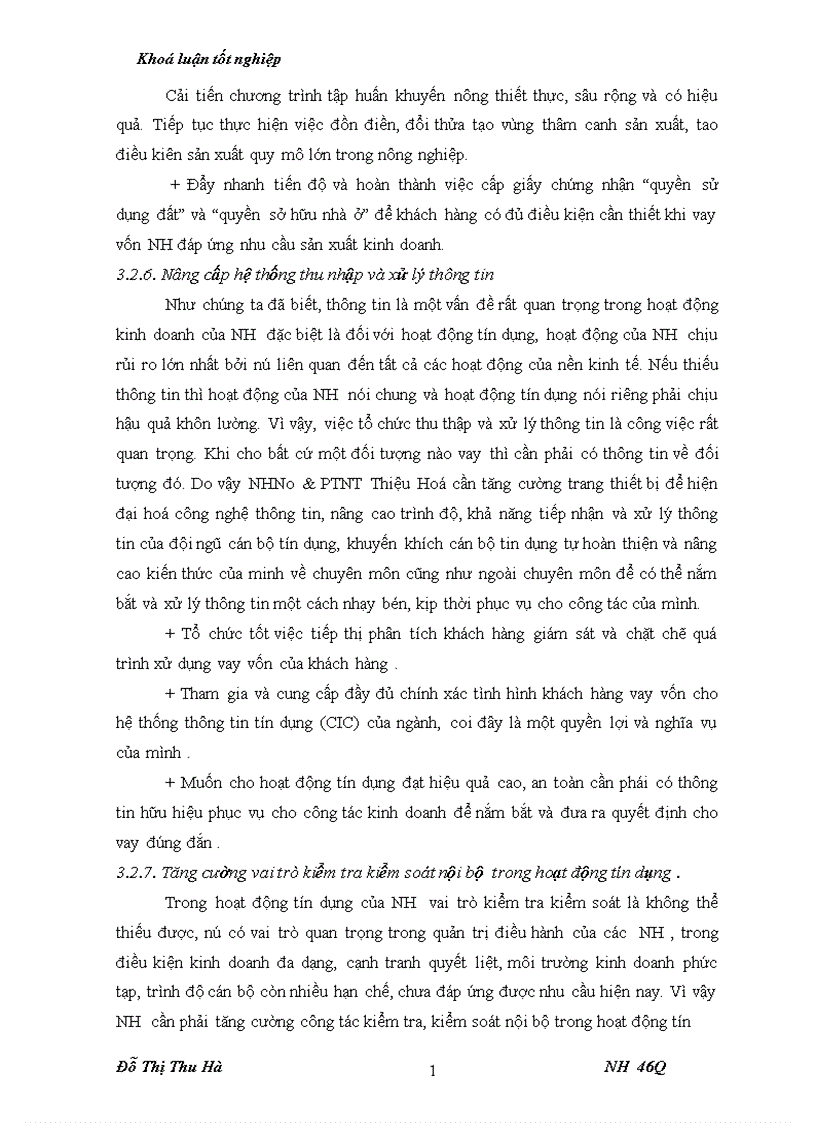 image for page Nâng cao chất lượng tín dụng đối với HSX tại chi nhánh NHNo PTNT huyện Thiệu Hoá tỉnh Thanh Hoá 1