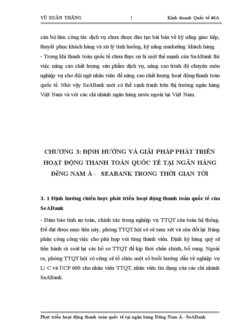 image for page Phát triển hoạt động thanh toán quốc tế tại ngân hàng Đông Nam Á SeABank